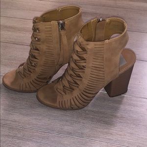 Open toe and heel booties